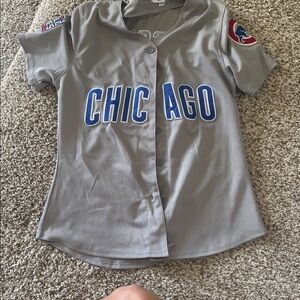 Gray Chicago Baseball Jersey